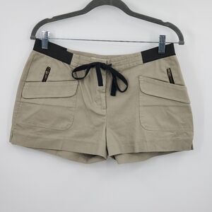♧ Charlotte Ronson Khaki Cargo Style Shorts Size 6